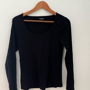 Old Navy Women's Classic Black Long Sleeve Tee